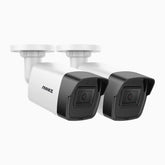 ANNKE C500 - 3K Super HD Outdoor PoE Security CCTV Camera, Built-in Microphone, SD Card Slot, EXIR 2.0 Night Vision, IP67, Works with Alexa